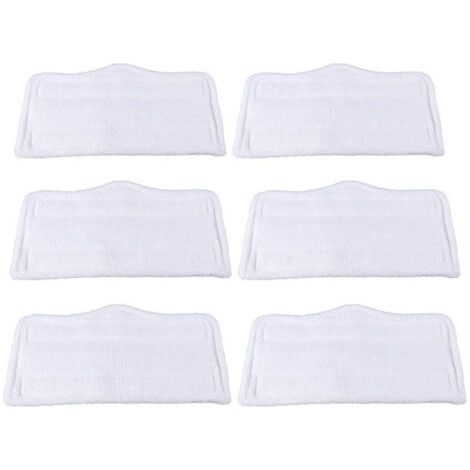 Pair Lntyq Lot de 6 tampons de Nettoyage en Microfibre pour Balai Vapeur Shark S3101 S3202 S3250 S3251 (1/4)