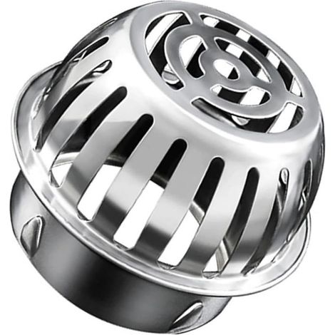 2 pièces Filtre Gouttière Inox Anti bouchage pour Descente Eau Protection Terrasse et Toit Couvercle Drainage Extérieur et Pratique (1/5)