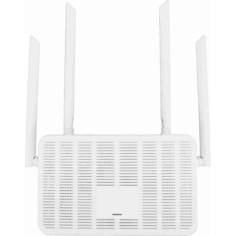 Routeur sans fil AC1200Mbps double bande avec 4 ports Ethernet 10/100Mbps, compatible avec le mode point d'accès IPv6 et le contrôle parental, prise européenne. (1/5)