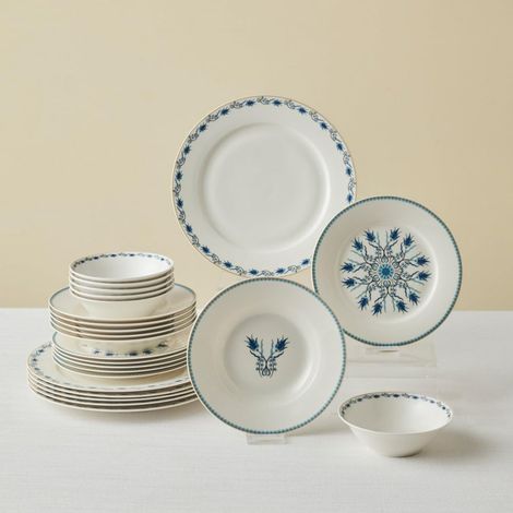 Service de table 24 pièces pour 6 personnes Multicolore (1/5)