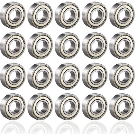 Roulement à bille,608ZZ Roulements à Billes, 20PCS Speed Bearings Roulements à Billes de qualité pour Roller, Skateboard, Longboard, Waveboard, 8 x 22 x 7mm-RAPANDA (1/5)
