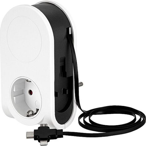 USB-Ladegerät Flex 3 in 1, Lightning, Micro USB, USB-C, USB-A (1/5)