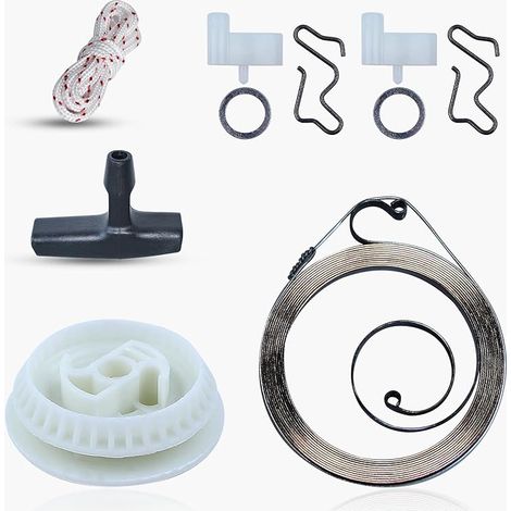 Recoil Pull Starter Ressort Poulie Poignée Grip Kit De Corde pour STIHL MS180 MS170 MS210 MS230 MS250 021 023 025 017 018 Tronçonneuses (1/5)