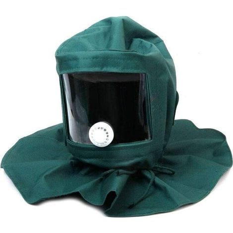 Casque Masque de Protection AntiVent Antipoussière pour Sablage Sableuse Bricolage (1/5)