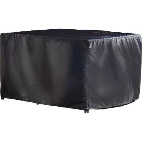 Schutzhülle für Gartenmöbel 119 x 119 x 70 cm – 210 g/m² Polyester – Geeignet für Kunstharzgeflecht – Wasser- und staubdicht (1/3)