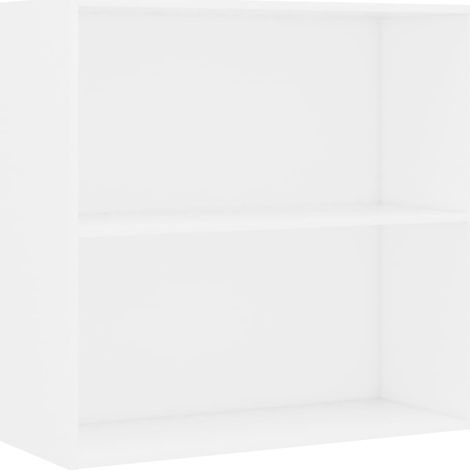 Maison Exclusive - Bücherregal Weiß 80x30x76,5 cm Holzwerkstoff
