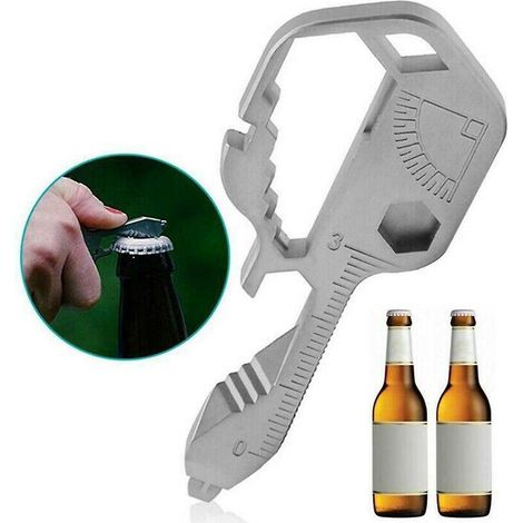 2-teiliges Multifunktions-Taschenwerkzeugset, 24-in-1 Multifunktions-Schraubendreherset mit Schlüsselring, Outdoor-Multitool (1/5)