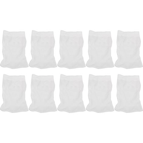 Sac Filtre Skimmer pour Piscine - Lot de 10 - Sacs Maille Haute Élasticité Reutilisable (1/5)