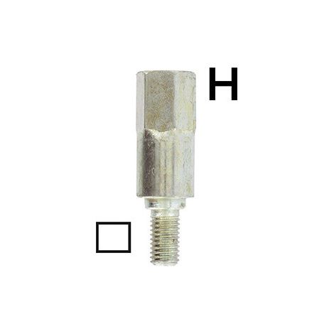 Adattatore albero quadrato 5 - 4 mm Renvoi omocinetico Universel