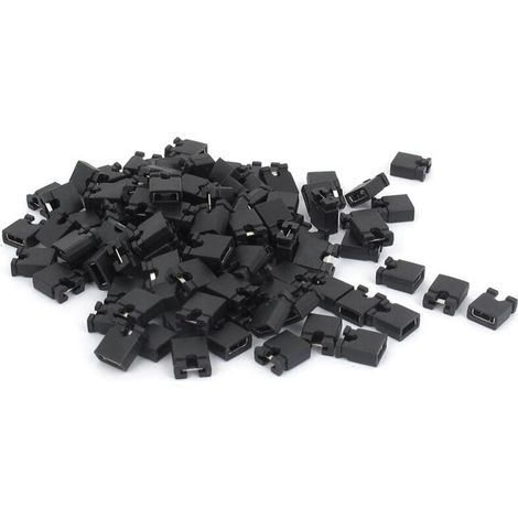 120 Stück 2,54 mm Standard-PCB-Shunts, kurze Steckverbinderkappen, Mini-Jumper (1/4)