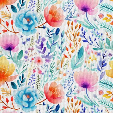 Telas decorativas para exteriores Oxford - Estampado floral - DX2005 (1/5)