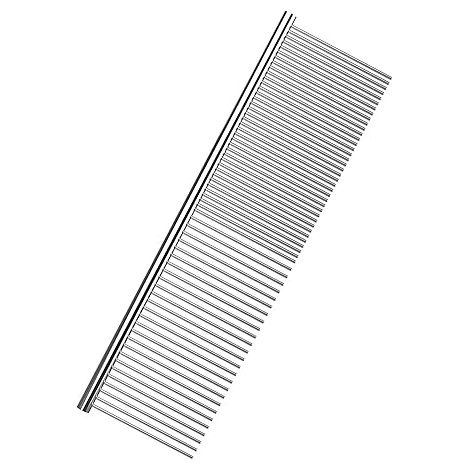 Peigne pour chien brosse pour animaux de compagnie brosse sous-poil en acier inoxydable nettoyage rapide brosse pour chat peigne de toilettage pour démêler le toilettage des poils d'animaux (1/5)