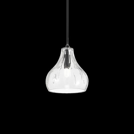 Lampe Suspendue Prali, Structure en Verre, Transparent (1/4)