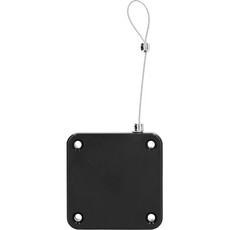 Ferme-porte automatique sans perçage, force de traction de 1200 g, à ressort dissimulé en plastique (1/5)