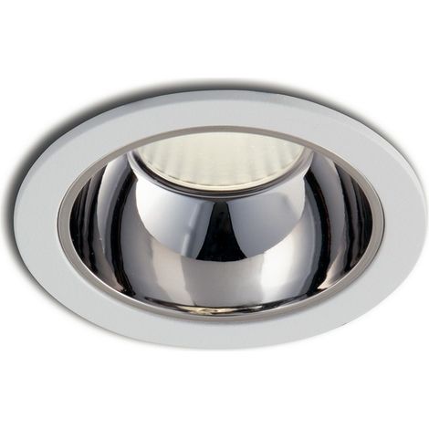 INCASSO LED LANDER BIANCO/CROMO 15W 1500LM UGR 3000K CRI90 8,7X11,2CM (1/2)