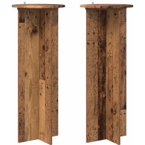 Maison Exclusive - Supporto per piante 2 pcs Legno antico Ø40 x 100 cm