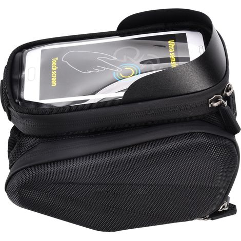 Wasserdichte Wheel Up Tasche für den Mountainbike-Vorderrahmen, Touchscreen-Handytasche (1/5)