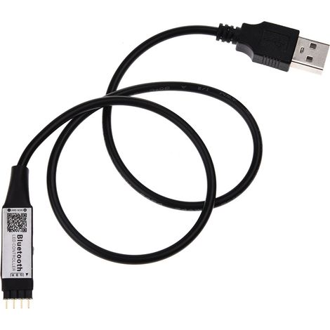Contrôleur intelligent Bluetooth pour ruban LED, basse tension 5050, mini contrôleur de ruban LED RGB sept couleurs