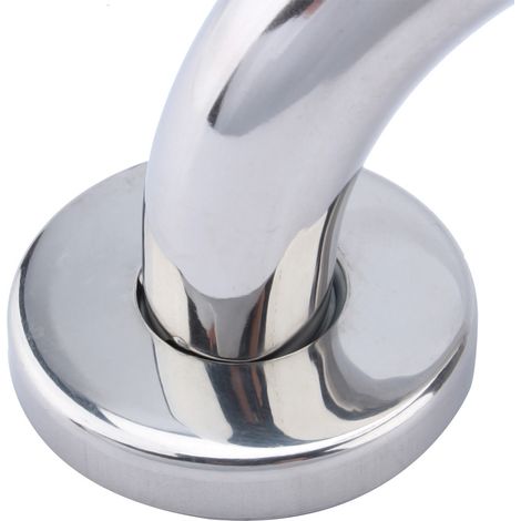 Haltegriff aus Edelstahl für Dusche und Badewanne, rutschfester, wandmontierter Sicherheitsgriff, Badezimmer-Stützstange, stabile Halterung, gebürstete Oberfläche. (1/5)
