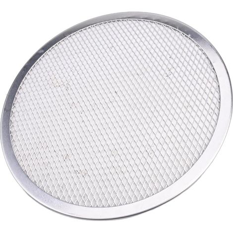 1 Plaque cuisson pizza maille aluminium anodisé transfert chaleur uniforme manipulation facile cuisine maison boulangerie