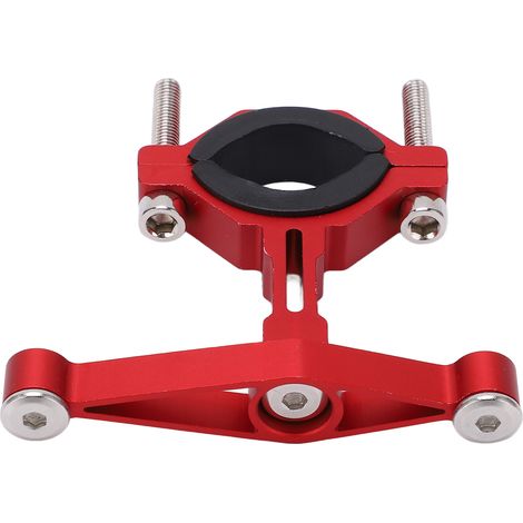 CANSUCC Support adaptateur pour porte-bidon vélo réglable, fixation guidon VTT route, porte-gourde cintre tige selle rouge (1/5)