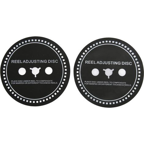 2 Pièces Disque d'Épaisseur en Silicone Noir 0.8mm pour Adaptateur Bobine Magnétophone à Bobine (1/5)