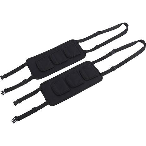 Support Universel 2 Pièces pour Canne à Pêche en Voiture, Fixation Siège Arrière pour Équipement Pêche (1/5)