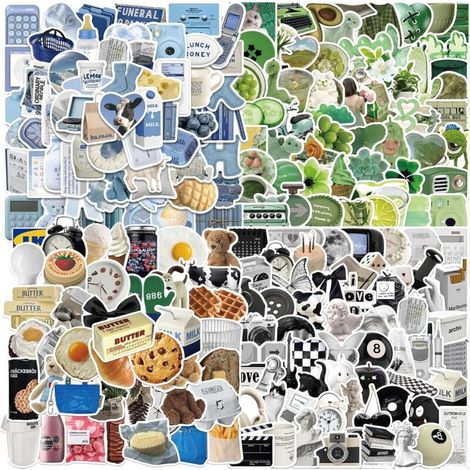 CSPARKV 230 Pièces Autocollants Minimalistes Noirs et Blancs, Stickers Aesthetic Scrapbooking, Vintage Autocollants, pour Valise, Voyage, Ordinateur, Scrapbooking, Skateboard, Guitare (1/4)