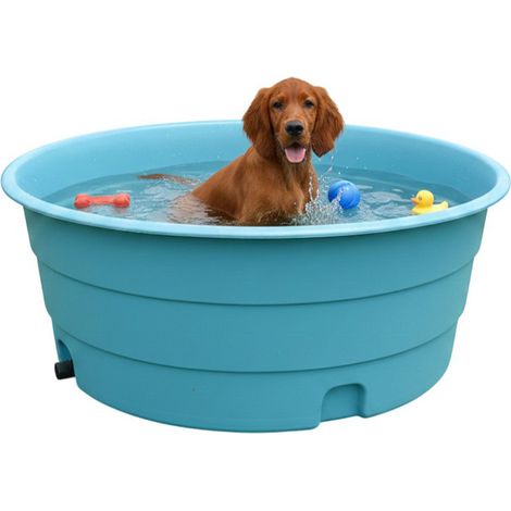 Plast'Up Rotomoulage – Bassin pour animaux 900L – Monobloc en polyéthylène haute densité – Hauteur 40 cm – Zéro entretien – Fabrication française
