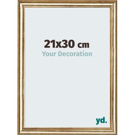 yd. - Cadre photo 21x30 - Or Antique - MDF - Lazio (1/5)