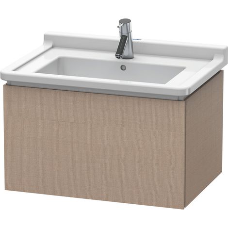 Duravit L-Cube mueble bajo lavabo suspendido, 1 extraíble,