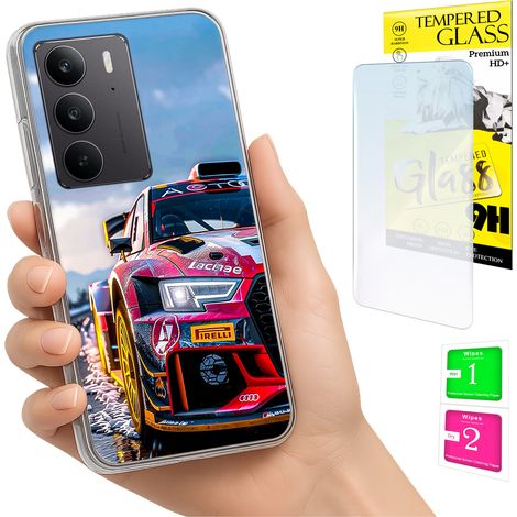 Funda para Realme C75 / 14X 5G con cubierta trasera para fotos y cristal 9H. (1/5)
