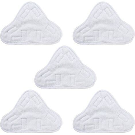 Tampons de vadrouille à vapeur 6 pièces, tapis de nettoyage en microfibre de cuisine réutilisables compatibles avec les chiffons et tampons de vadrouille à vapeur H20 X5 (1/3)