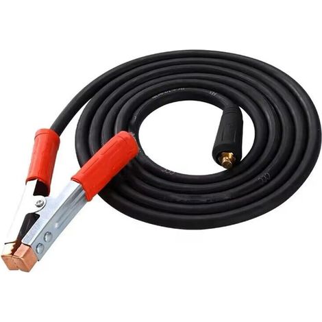 Porte-électrode de Machine à souder câble de 5M + pince de terre câble de 3M, ensemble de clips de pince de terre de soudage sol (1/5)