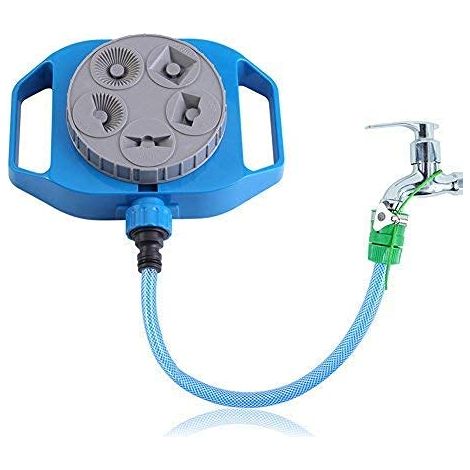 Arroseur Gazon pelouse 5-Pattern Sprinkler Plastique Système d'irrigation Plants Fleurs Herbes pour Jardin Patio (1/5)