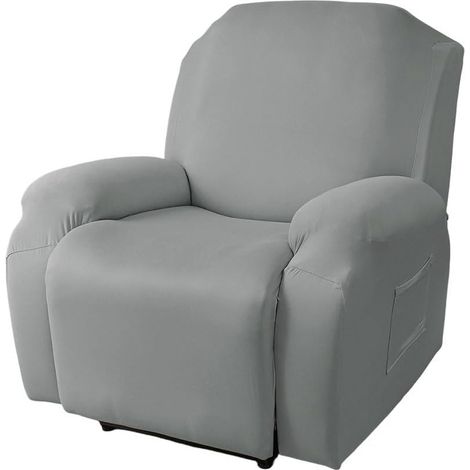 Housse de canapé élastique épaisse pour fauteuils à bascule de massage, anti-poussière et extensible en polyester (1/4)