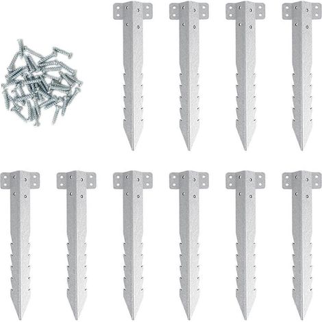Petits supports de traverses de chemin de fer, paquet de 10 - Piquets de traverses robustes (1/5)