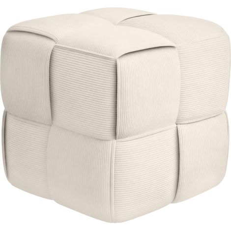 Sitzhocker Cord Forinta creme