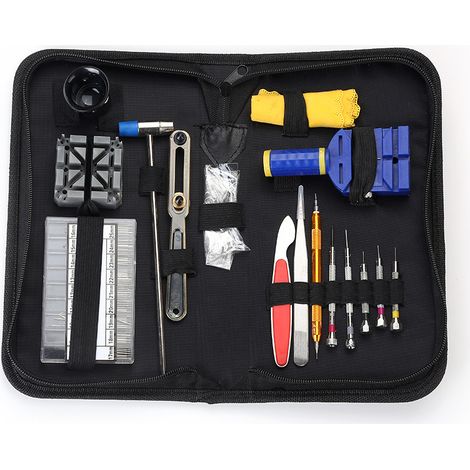 16-piece home watch repair kit for removing watch straps and case backs, YD-0015 watch repair tools--DTEKGAZ