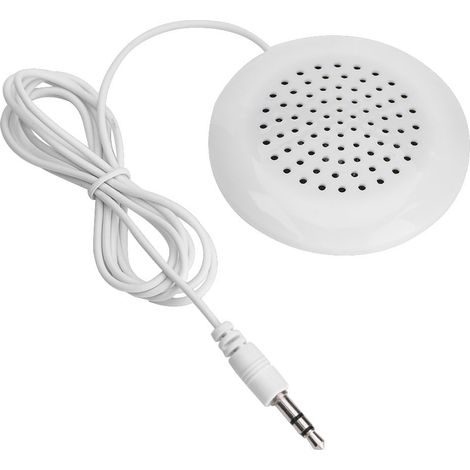 Mini enceinte stéréo portable, enceinte coussin à monter soi-même, mini enceinte stéréo 3,5 mm, son doux et authentique en véritable HD, enceinte à brancher avec entrée audio auxiliaire 3,5 mm, pour t (1/5)