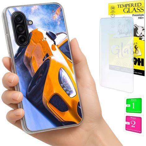 Custodia per Samsung Galaxy A17 5G, cover fotografica, cover posteriore + vetro 9H (1/5)