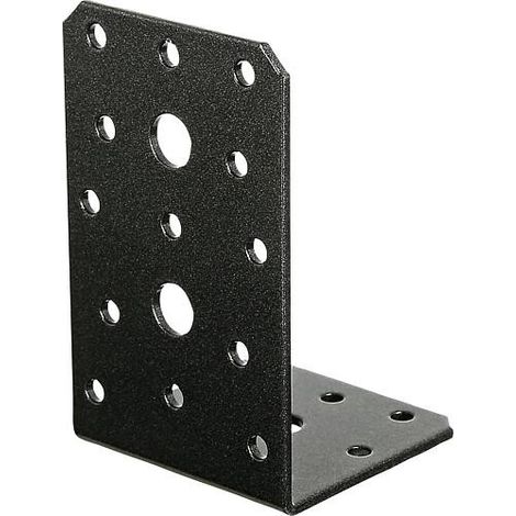 Winkelverbinder DURAVIS® 100 x 60 x 60 mm, Material: Stahl, sendzimirverzinkt, Oberfläche: schwarz-diamant