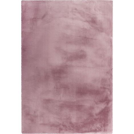 Tapis Uni Doux à Poils Longs "Rabbit" Rose 200 x 290 cm (1/4)