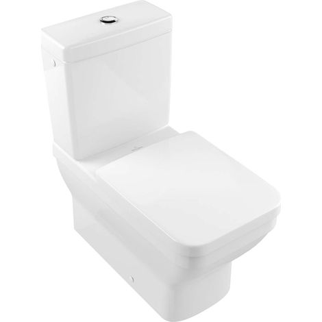 Architectura, WC a cacciata, 370 x 700 mm, Rettangolare, modello free standing, per installazione vicino alla parete, scarico orizzontale, scarico verticale possibile con gomito vario, Porcellana sani (1/4)