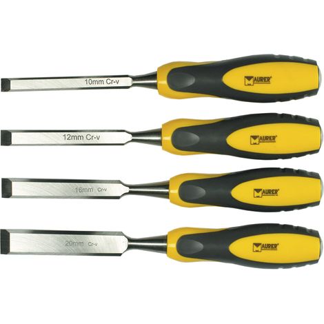 SCALPELLI  PROFESSIONALI  PER LEGNO MAURER PZ 4 TESTA BATTENTE