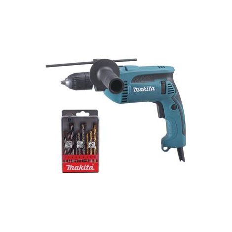 Taladro percutor MAKITA 680 W 13mm HP1641K1X (1/2)