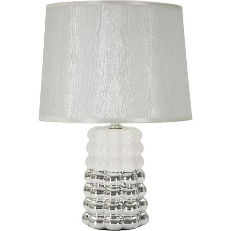 Lampada da tavolo in ceramica bianca, Ø23x33 cm – Lace (1/5)