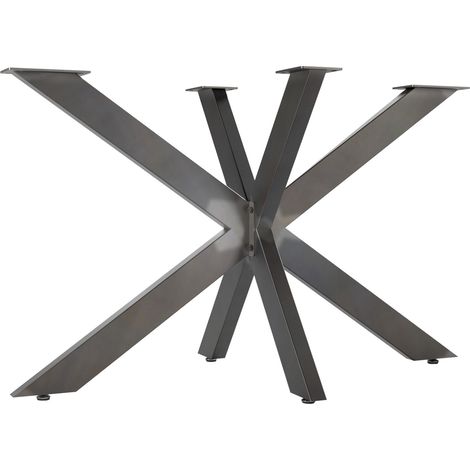 SOTECH Tischgestell SPIDER / Schwerlast Tisch-Beine aus Stahl in Vintage Look / Tisch-Füße 710 x 1200 x 680 mm
