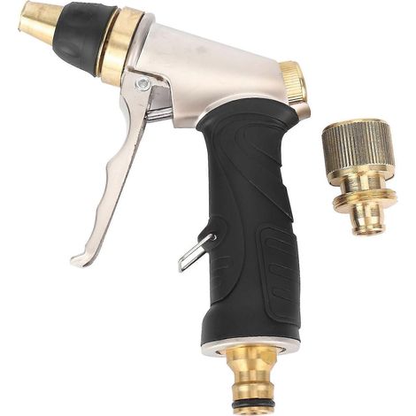 Garden Hose Nozzles Kit 4 Watering Patterns High Pressure Spray Nozzle For Garden Watering Lawn Wash (1/5)
