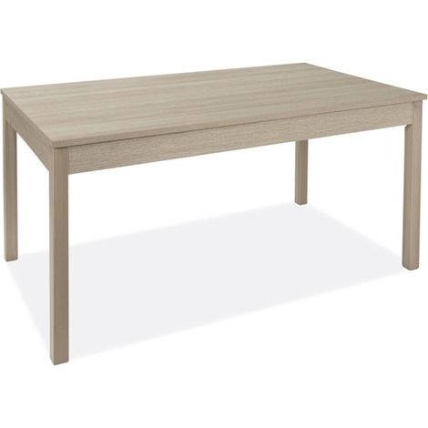 Tavolo pranzo allungabile interamente legno nobilitato cm 90x160-200 Olmo (1/3)